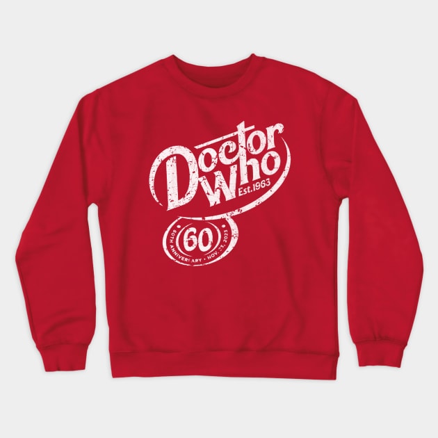 Dr. Pepper as Doctor Who - Vintage Crewneck Sweatshirt by tioooo